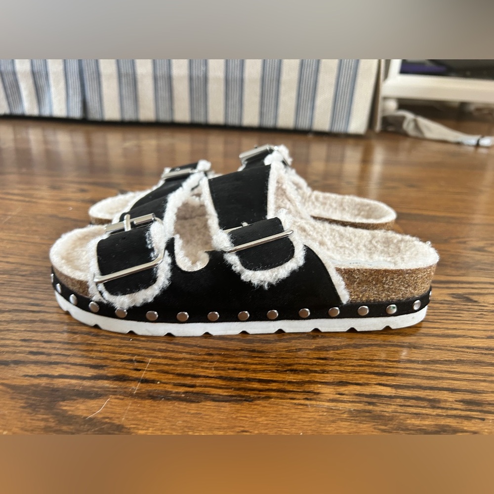 NEW Steven New York Sandals Bug Buckle Double Strap Womens Size 8.5 Platform 90s - Picture 5 of 9
